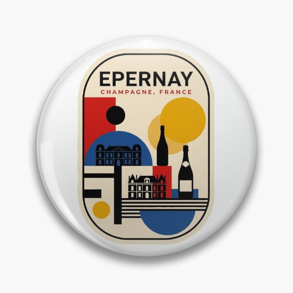 Item preview, Retro Epernay Bauhaus Geometric Skyline designed and sold by k3rstman1.