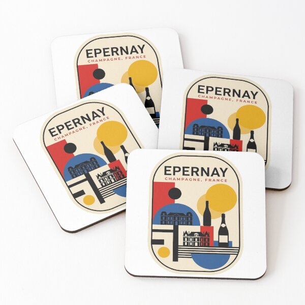 Artikelvorschau, Retro Epernay Bauhaus Geometrische Skyline entworfen und verkauft von k3rstman1.