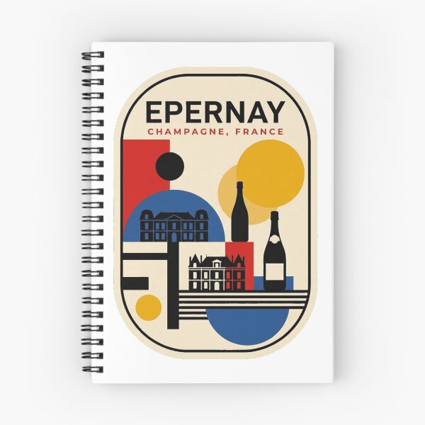 Item preview, Retro Epernay Bauhaus Geometric Skyline designed and sold by k3rstman1.