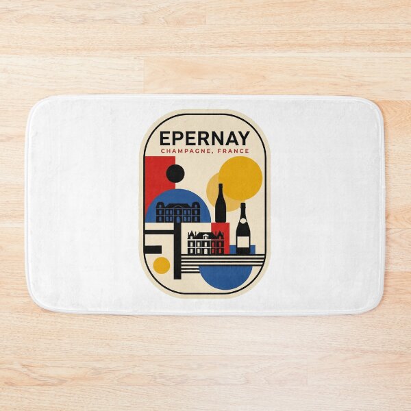Item preview, Retro Epernay Bauhaus Geometric Skyline designed and sold by k3rstman1.