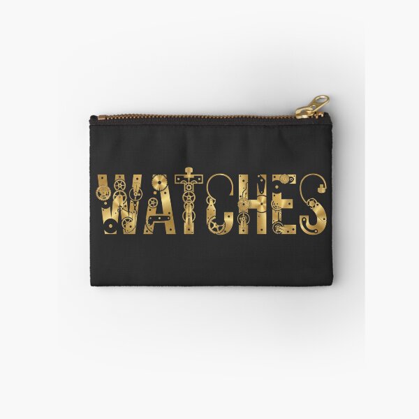Item preview, Watches Steampunk Gold Gears Watchmaker Typography Graphic designed and sold by KiwiRider.
