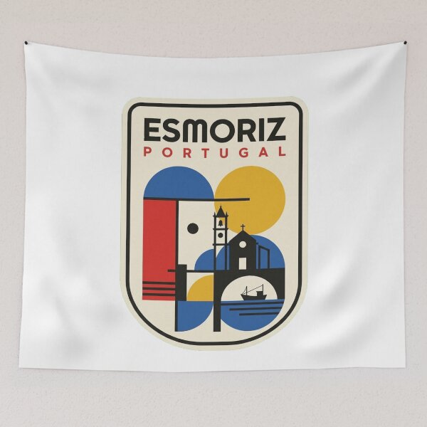 Item preview, Retro Esmoriz Bauhaus Geometric Skyline designed and sold by k3rstman1.