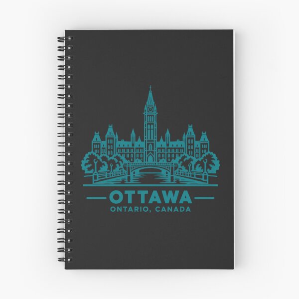 Item preview, Ottawa Ontario Canada Line Art Skyline Poster designed and sold by CMYKStudio.