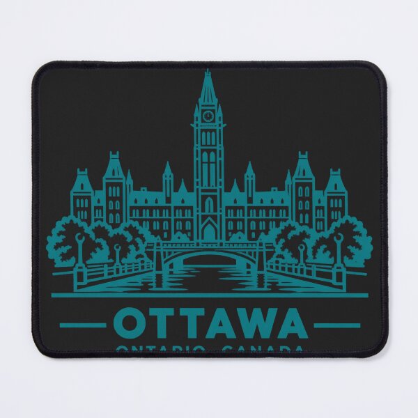 Item preview, Ottawa Ontario Canada Line Art Skyline Poster designed and sold by CMYKStudio.
