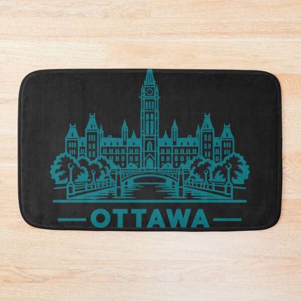 Item preview, Ottawa Ontario Canada Line Art Skyline Poster designed and sold by CMYKStudio.
