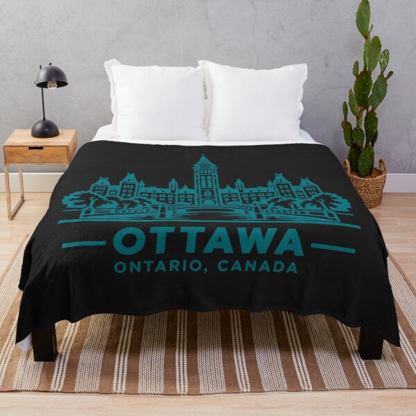 Item preview, Ottawa Ontario Canada Line Art Skyline Poster designed and sold by CMYKStudio.
