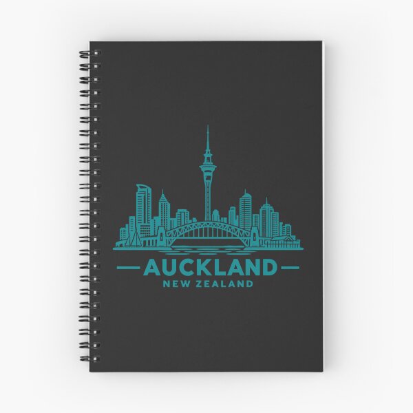 Item preview, Auckland New Zealand Line Art Skyline Poster designed and sold by CMYKStudio.