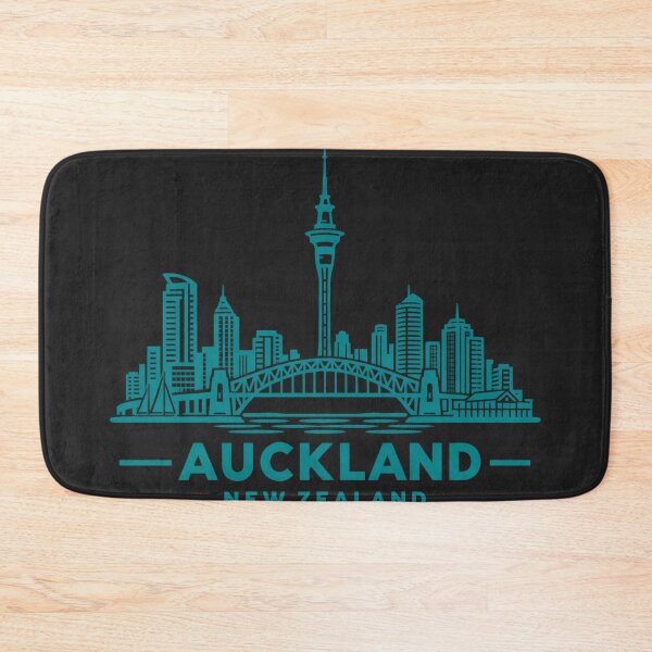 Item preview, Auckland New Zealand Line Art Skyline Poster designed and sold by CMYKStudio.