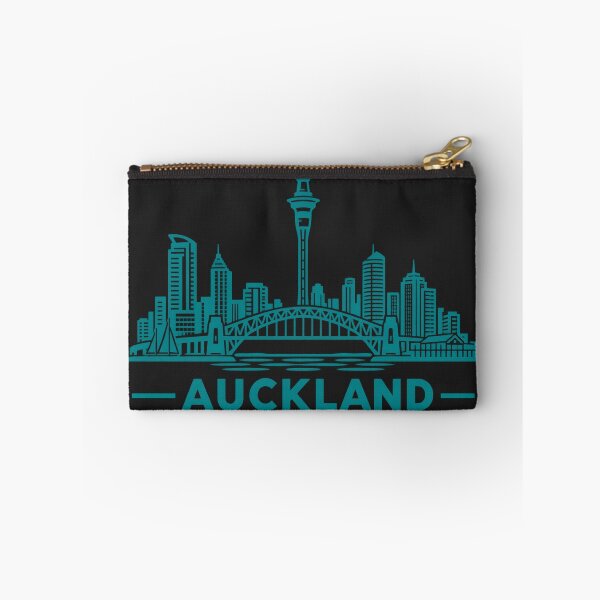 Item preview, Auckland New Zealand Line Art Skyline Poster designed and sold by CMYKStudio.