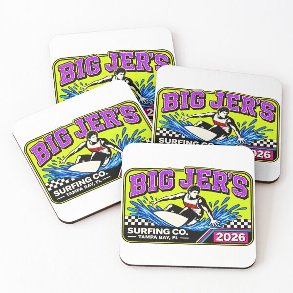 Item preview, Big Jer's Surfing Co. Neon Green Logo 2026 - Tampa Bay, FL designed and sold by JBDesigns21.