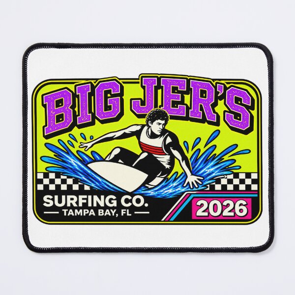 Item preview, Big Jer's Surfing Co. Neon Green Logo 2026 - Tampa Bay, FL designed and sold by JBDesigns21.