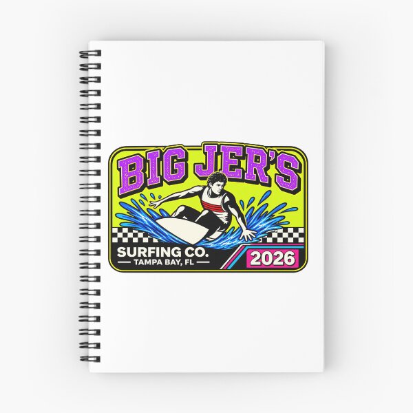 Item preview, Big Jer's Surfing Co. Neon Green Logo 2026 - Tampa Bay, FL designed and sold by JBDesigns21.