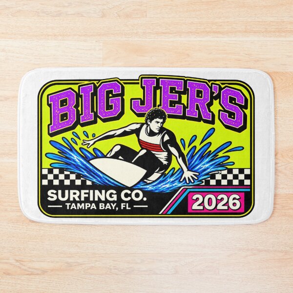 Item preview, Big Jer's Surfing Co. Neon Green Logo 2026 - Tampa Bay, FL designed and sold by JBDesigns21.