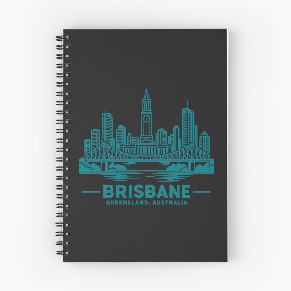 Item preview, Brisbane Queensland Australia Line Art Skyline Poster designed and sold by CMYKStudio.