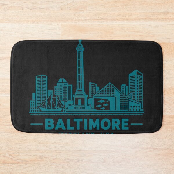 Item preview, Baltimore Maryland USA Line Art Skyline Poster designed and sold by CMYKStudio.