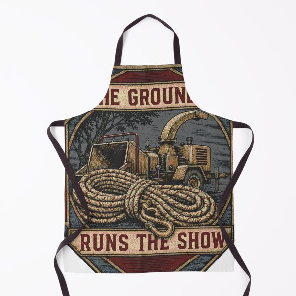Artikelvorschau, The Groundie Runs The Show Baumkolonne Abzeichen entworfen und verkauft von BoosterShop.