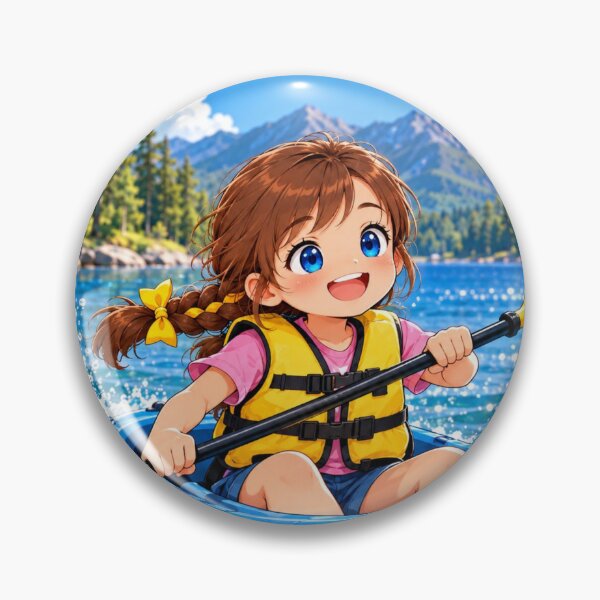 Item preview, Kenzie Kayaking Cartoon Character Design designed and sold by Kenzie & Co.