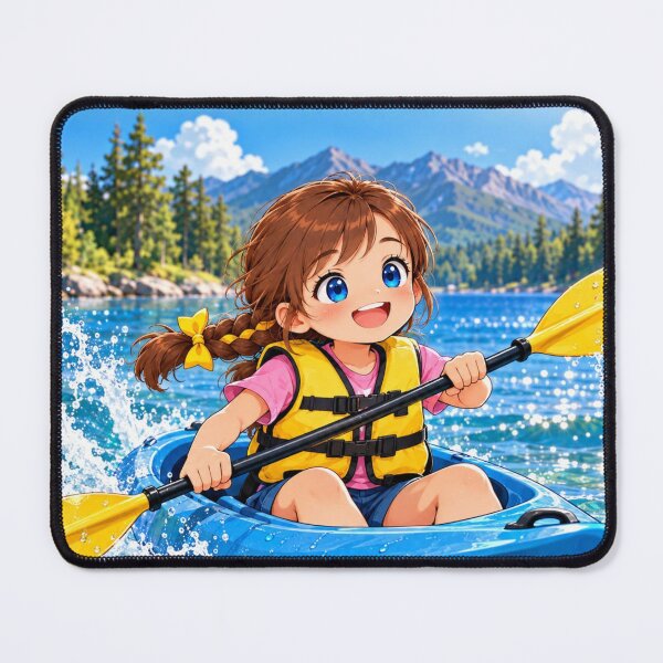 Item preview, Kenzie Kayaking Cartoon Character Design designed and sold by Kenzie & Co.