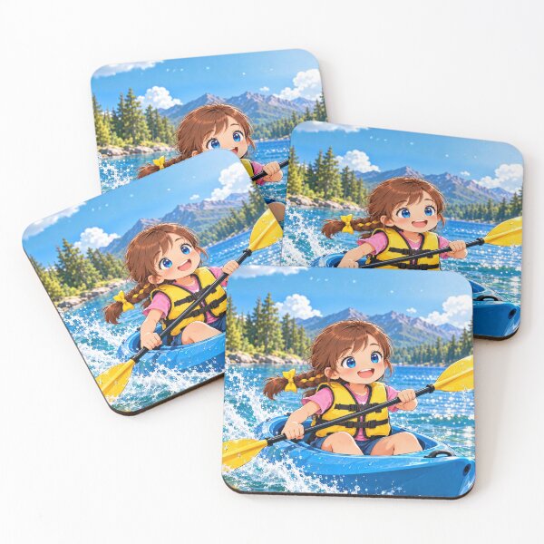 Item preview, Diseño de personaje de dibujos animados de Kenzie Kayaking designed and sold by Kenzie & Co.