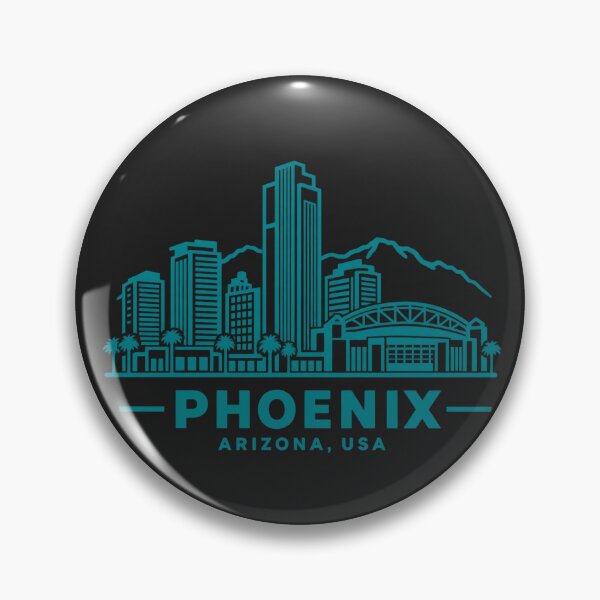 Item preview, Phoenix Arizona USA Line Art Skyline Poster designed and sold by CMYKStudio.