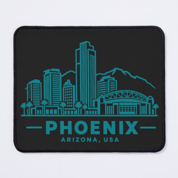 Item preview, Phoenix Arizona USA Line Art Skyline Poster designed and sold by CMYKStudio.