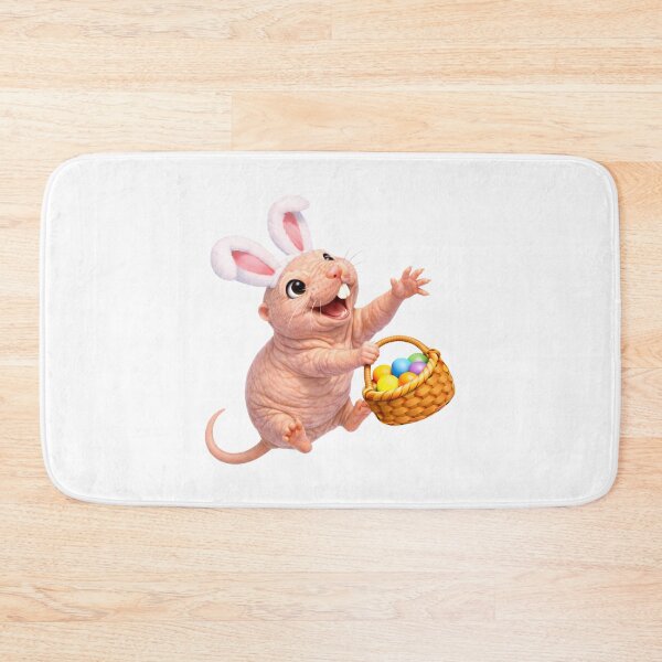 Item preview, Naked Mole Rat Easter Bunny designed and sold by Sillytoe.