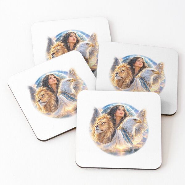 Item preview, Celestial guardian between lion and eagle designed and sold by Hassine-Art.