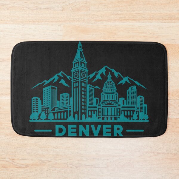 Item preview, Denver Colorado USA Line Art Skyline Poster designed and sold by CMYKStudio.