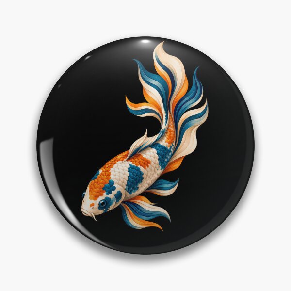 Item preview, Elegant Koi Fish designed and sold by Haleema Rauf.