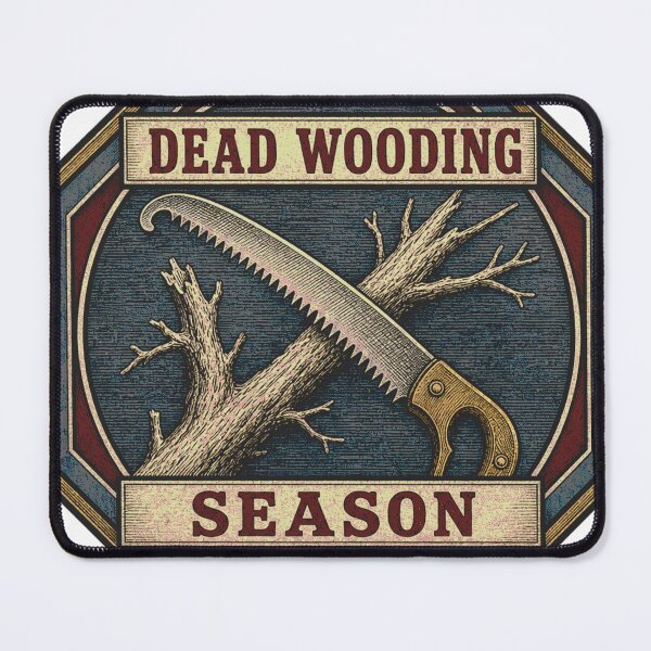 Item preview, Dead Wooding Season (Totholz Zunftzeichen) designed and sold by BoosterShop.