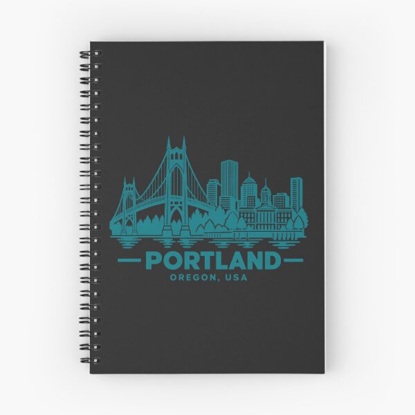 Item preview, Portland Oregon USA Line Art Skyline Poster designed and sold by CMYKStudio.