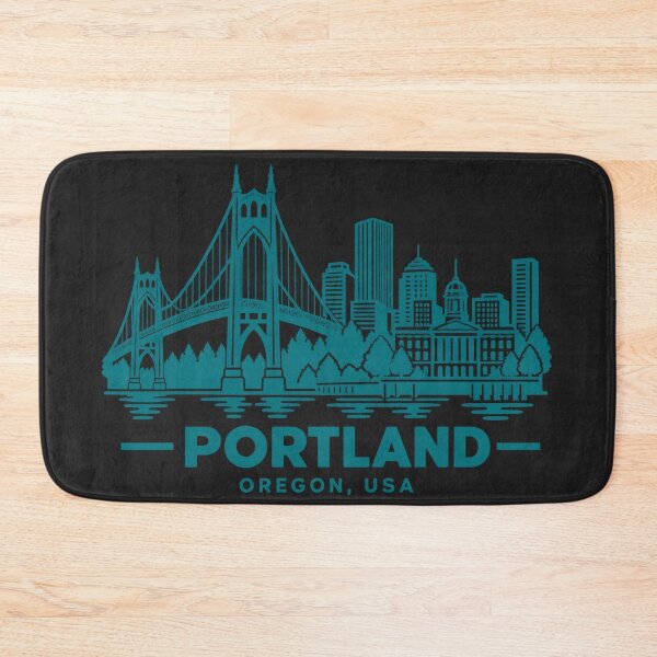 Item preview, Portland Oregon USA Line Art Skyline Poster designed and sold by CMYKStudio.