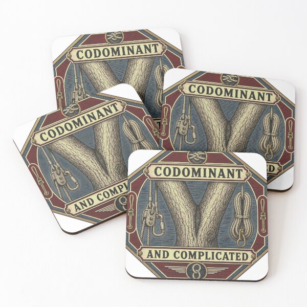 Item preview, Codominant and Complicated Tree Statics Badge designed and sold by BoosterShop.