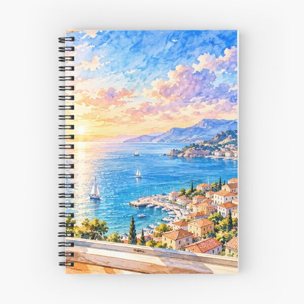 Item preview, Mediterranean Coastal View From Open Window Painting designed and sold by Mhop2.