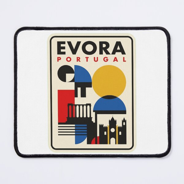 Item preview, Retro Evora Bauhaus Geometric Skyline designed and sold by k3rstman1.