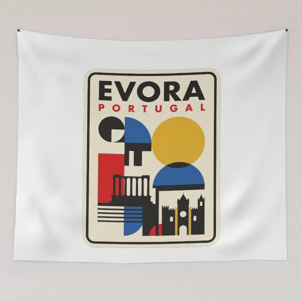 Item preview, Retro Evora Bauhaus Geometric Skyline designed and sold by k3rstman1.