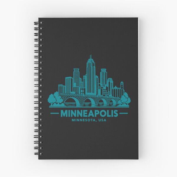 Item preview, Minneapolis Minnesota USA Line Art Skyline Poster designed and sold by CMYKStudio.