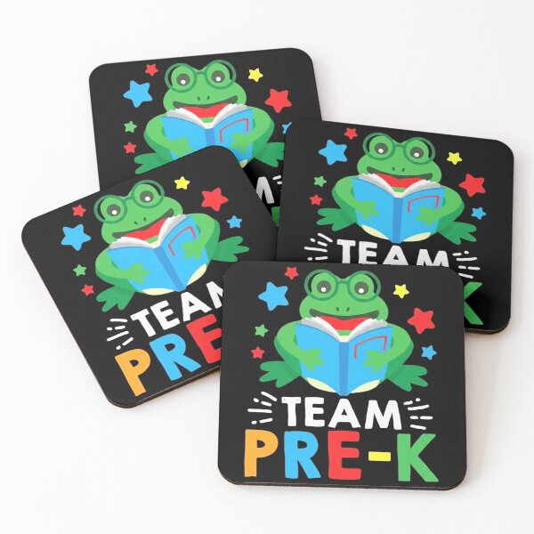 Item preview, Team Pre K Reading Frog Colorful Preschool Teacher Design designed and sold by MiALopezArt.