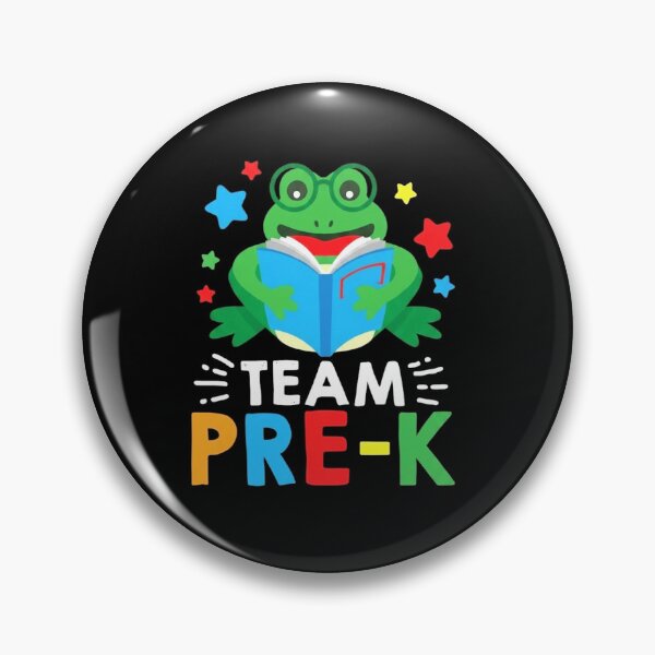 Item preview, Team Pre K Reading Frog Colorful Preschool Teacher Design designed and sold by MiALopezArt.
