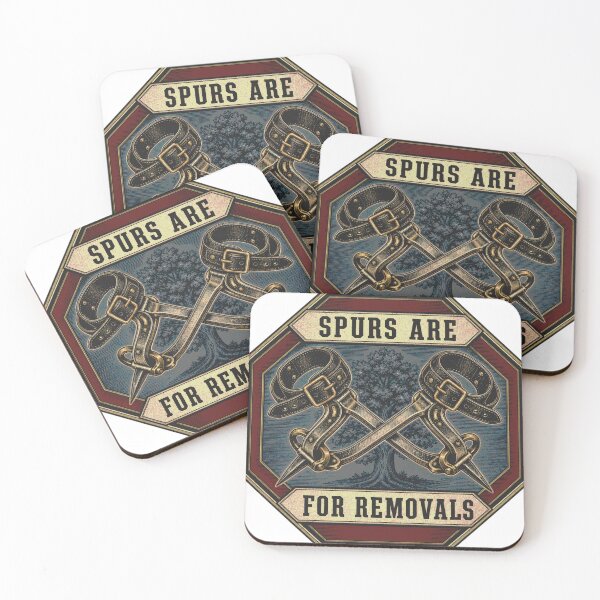 Item preview, Spurs Are For Removals Tree Climbing Badge designed and sold by BoosterShop.