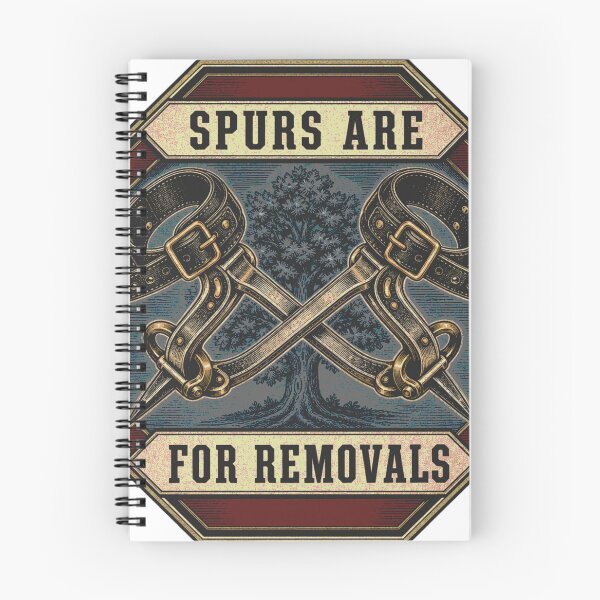 Item preview, Spurs Are For Removals Tree Climbing Badge designed and sold by BoosterShop.