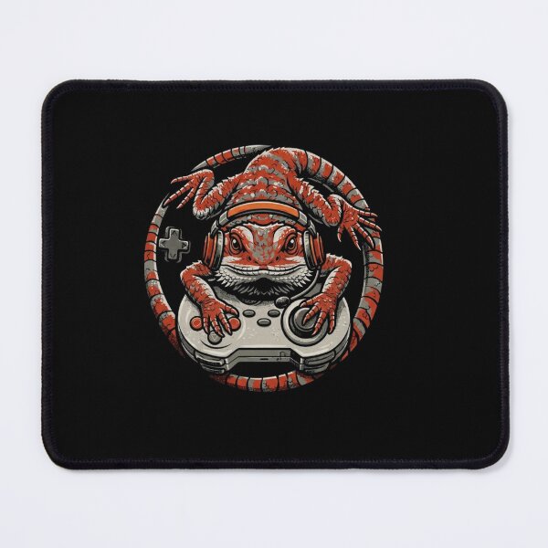 Item preview, Bearded Dragon Gamer with Headphones and Game Controller designed and sold by Ostericaimusa.
