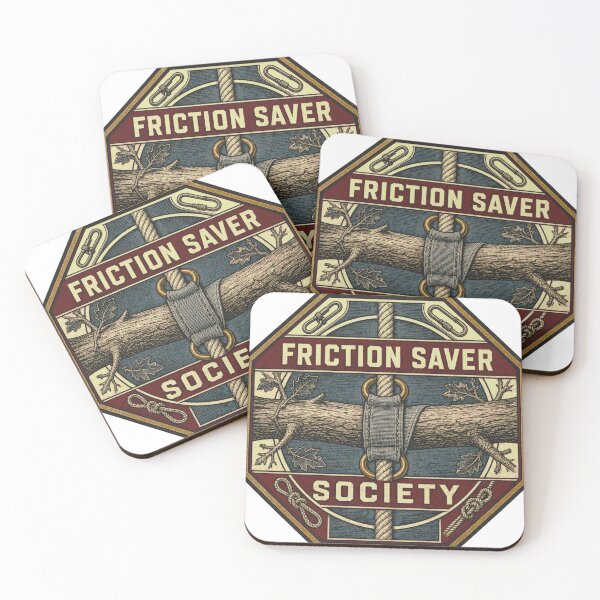 Artikelvorschau, Friction Saver Society Baumklettern Rigging Abzeichen entworfen und verkauft von BoosterShop.