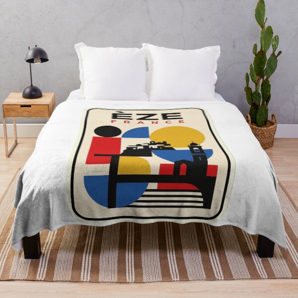 Item preview, Retro Èze Bauhaus Geometric Skyline designed and sold by k3rstman1.