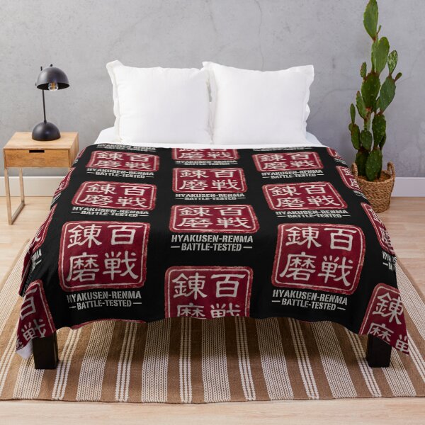 Item preview, Hyakusen Renma Battle-Tested Japanese Kanji design designed and sold by SakuraJapanArt.
