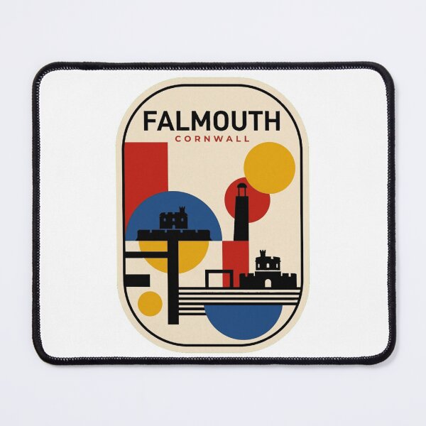 Item preview, Retro Falmouth Bauhaus Geometric Skyline designed and sold by k3rstman1.