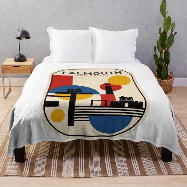 Item preview, Retro Falmouth Bauhaus Geometric Skyline designed and sold by k3rstman1.
