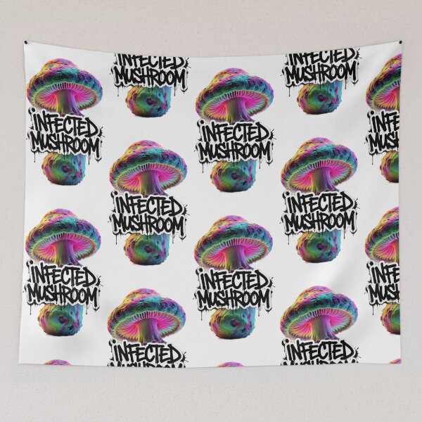 Item preview, Trippy psychedelic mushroom with glowing designed and sold by Gracjanos.