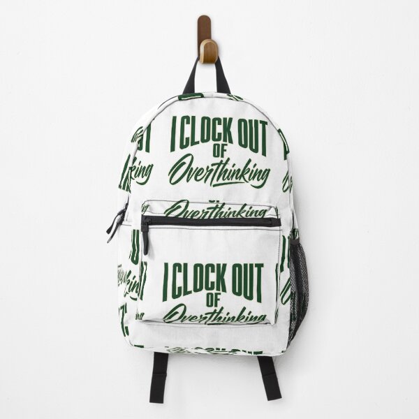 Item preview, I Clock Out of Overthinking Bold Lettering Art designed and sold by Bikivuno.