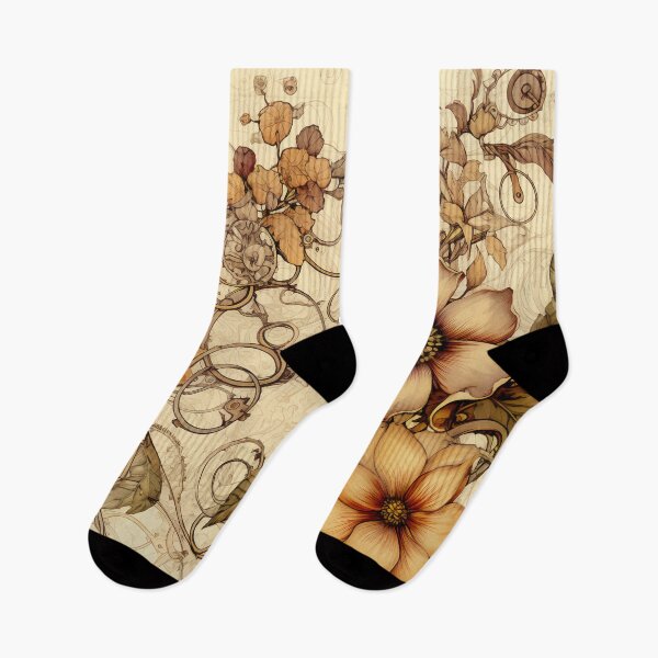 Item preview, Vintage Steampunk Flowers Antique Botanical Art designed and sold by BrandonArtWorld.